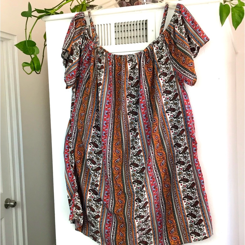 Ultra Flirt Plus 3X Off the Shoulder with Straps Top